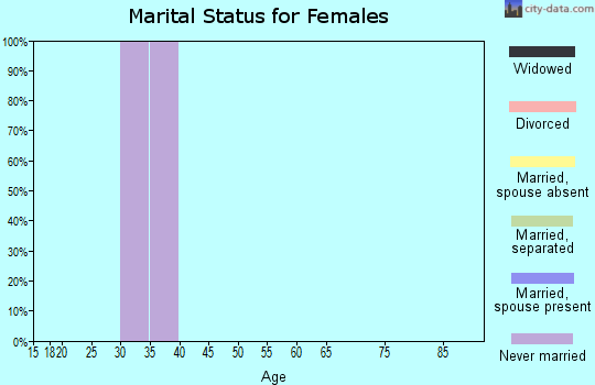 Zip code 94128 marital status for females