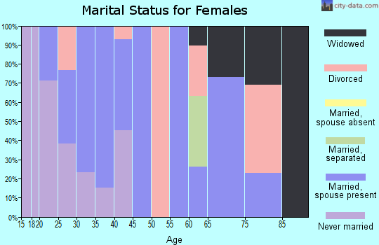 Zip code 95317 marital status for females