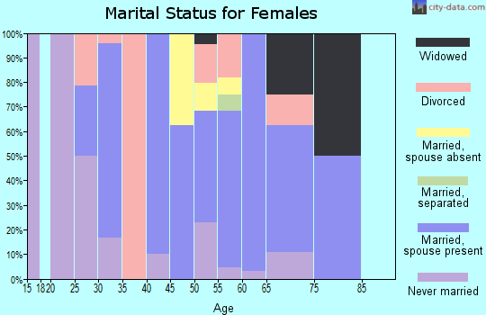 Zip code 96120 marital status for females