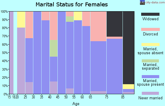 Zip code 99012 marital status for females