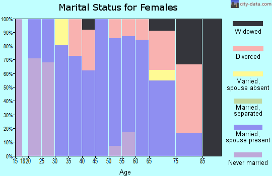 Zip code 99161 marital status for females