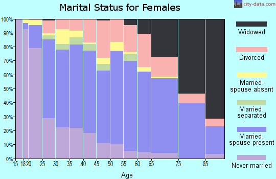 Zip code 99301 marital status for females
