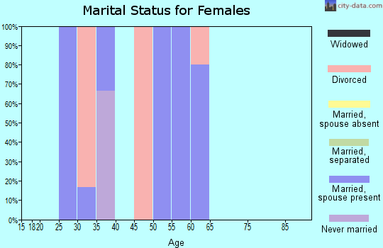 Zip code 99546 marital status for females