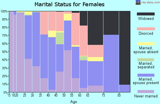 Zip code 99559 marital status for females