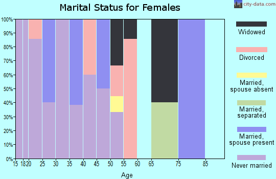Zip code 99602 marital status for females