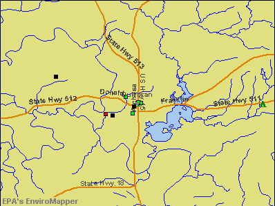 Quitman, Mississippi environmental map by EPA