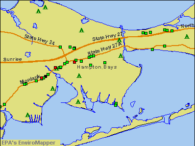 Quag Hamptons New York Map