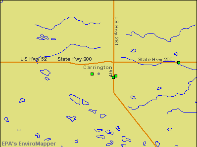 Carrington, North Dakota (ND 58421) profile: population, maps, real