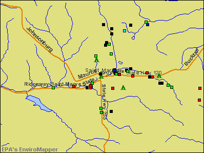 St. Marys, Pennsylvania environmental map by EPA