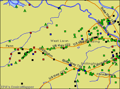 West Lawn, Pennsylvania (PA 19609) profile: population, maps, real ...