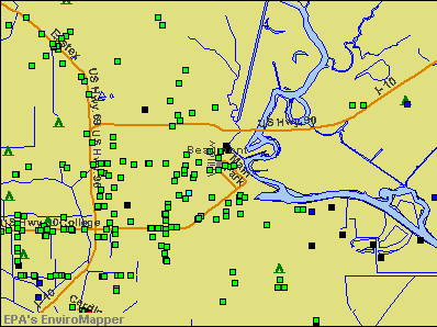 Beaumont Texas TX profile population maps real estate