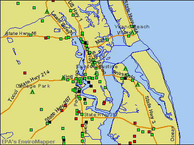 St Augustine Florida Fl 32084 32086 Profile Population Maps