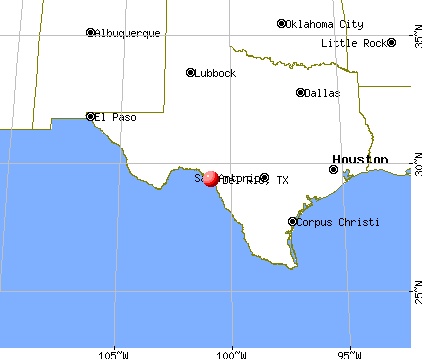 Del Rio, Texas map