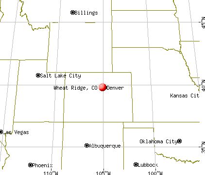 Wheat Ridge, Colorado map
