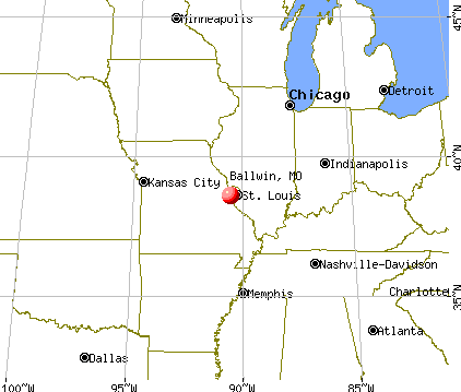 Ballwin, Missouri map