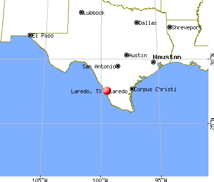 Laredo, Texas map