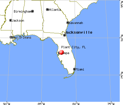 Plant City, Florida map