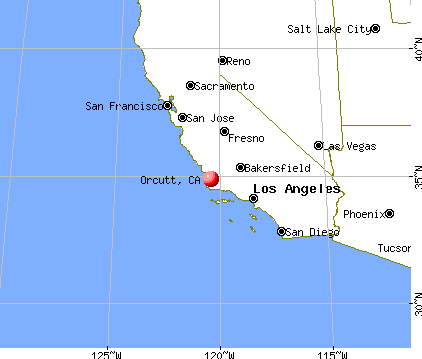 Orcutt, California map