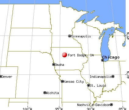 Fort Dodge, Iowa map