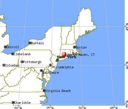North Haven, Connecticut map