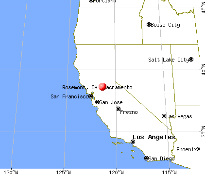 Rosemont, California map