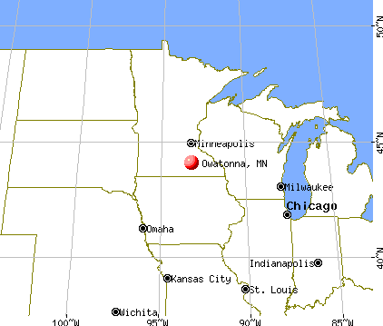 Owatonna, Minnesota map