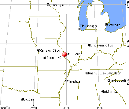 Affton, Missouri map