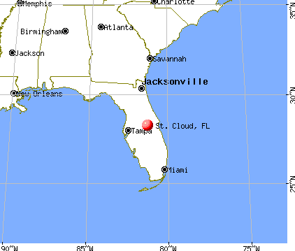 St. Cloud, Florida map