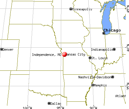 Independence, Missouri map