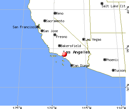 La Crescenta-Montrose, California map