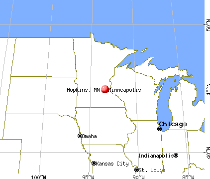 Hopkins, Minnesota map