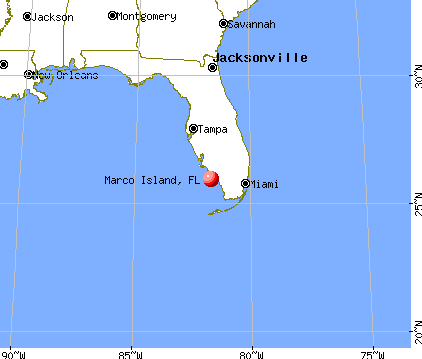 Marco Island, Florida map