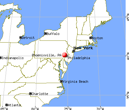 Phoenixville, Pennsylvania map