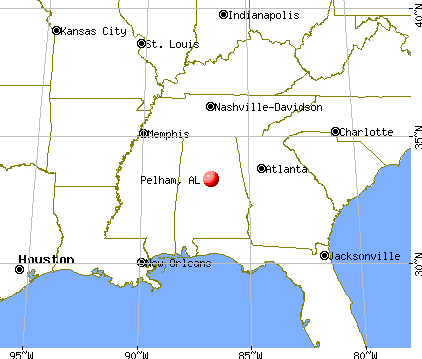 Pelham, Alabama map