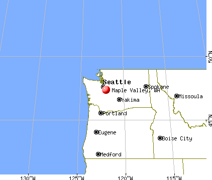 Maple Valley, Washington map
