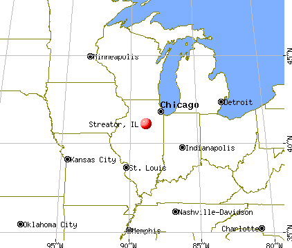Streator, Illinois map