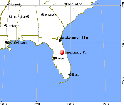 Longwood, Florida map