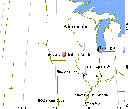 Indianola, Iowa map