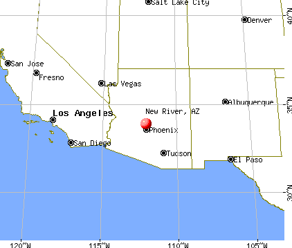 New River, Arizona map