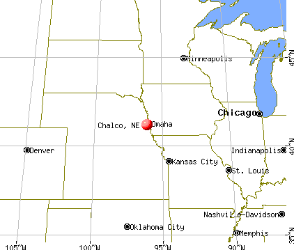 Chalco, Nebraska map