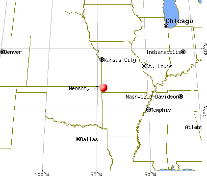 Neosho, Missouri map