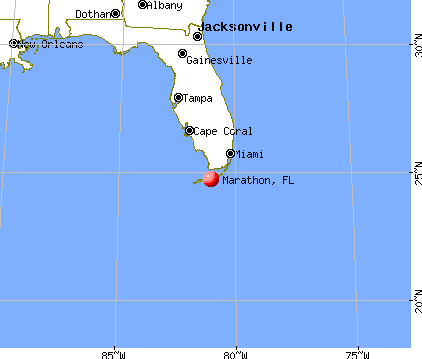Marathon, Florida map