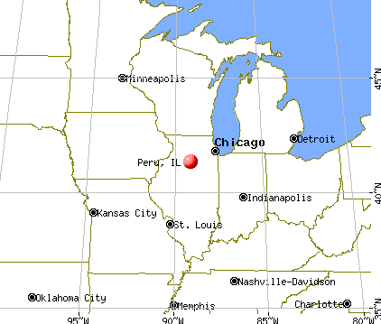 Peru, Illinois map