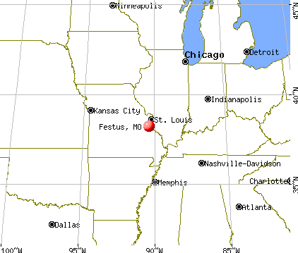 Festus, Missouri map