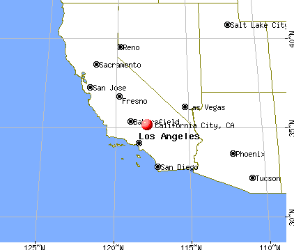 California City, California map