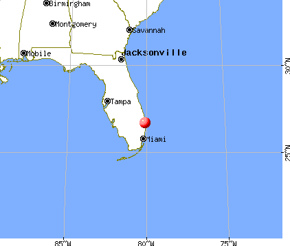 Westgate-Belvedere Homes, Florida map