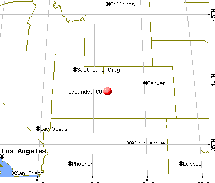 Redlands, Colorado map