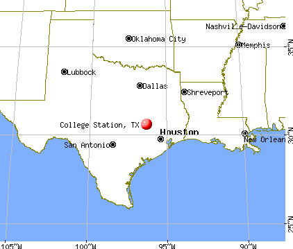 College Station, Texas map