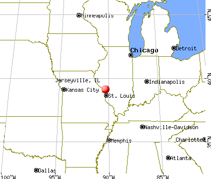 Jerseyville, Illinois map