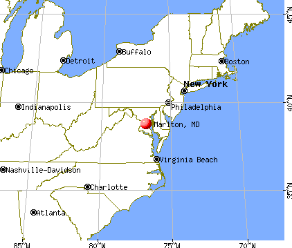 Marlton, Maryland map